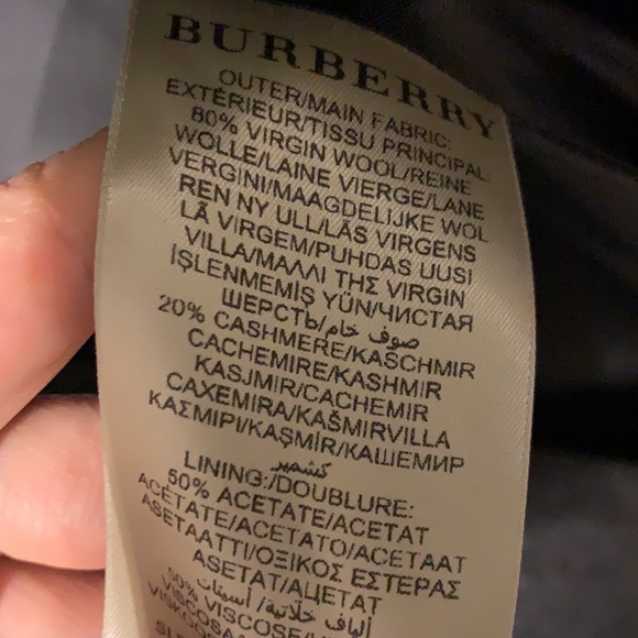 Authentic Burberry wool cashmere coat - Picture 15 of 16